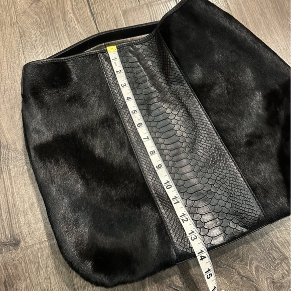 Gianni Chiarini Bag Purse Shoulder Strap Genuine Leather Calf Cow Italy Black - Picture 12 of 12